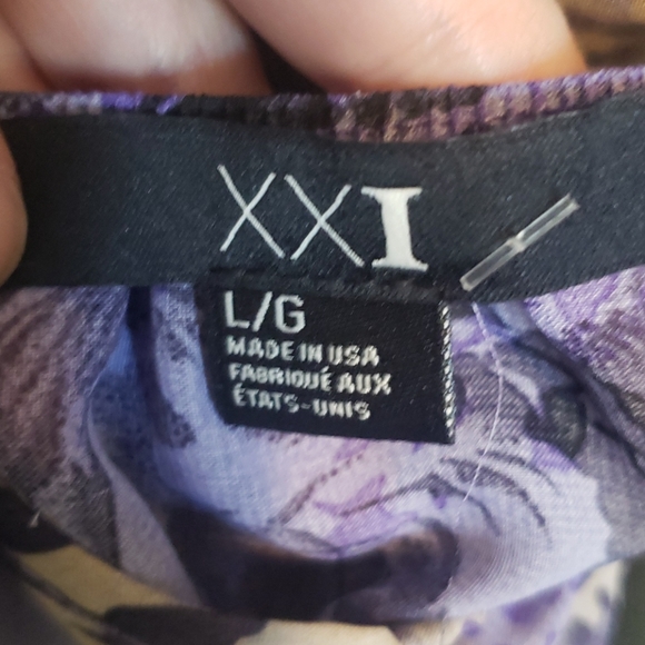 XXI sheer and lace tie back tank top - Picture 10 of 10